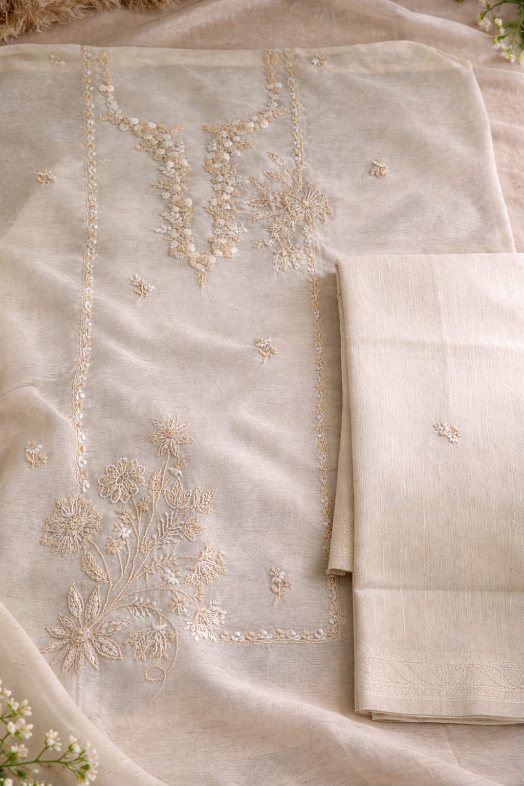 Linen cotton suit