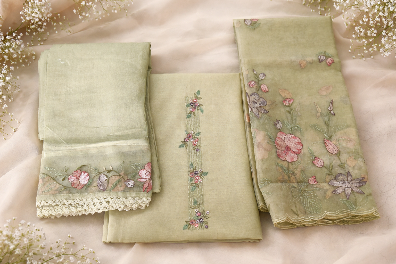 Chanderi Suit